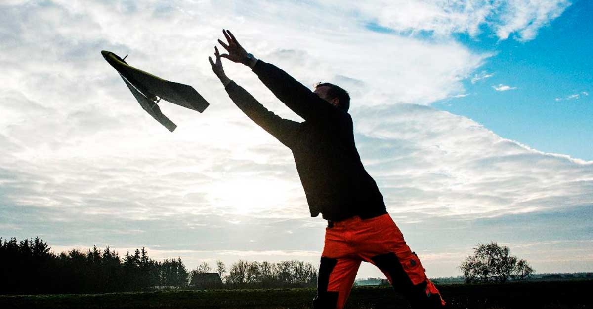 dronemåling af å digerne ved Tønder