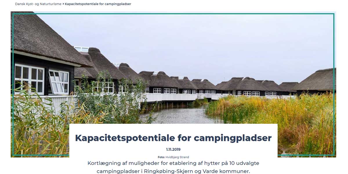 Turisme, campingpladser og autocampere